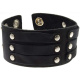 Lederarmband aus Büffelleder mit Metallverzierung