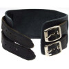 Lederarmband aus Büffelleder mit Metallverzierung