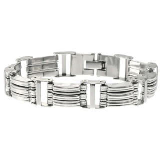 Gliederarmband Edelstahl