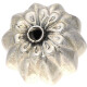 Silberbead Kugel 925 Silber patiniert India Flowers