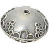Silberbead Linse 925 Silber patiniert India traditional