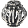 Silberbead Kugel 925 Silber patiniert India traditional