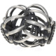 Silberbead Kugel 925 Silber patiniert India traditional