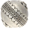Silberbead Kugel 925 Silber patiniert India traditional