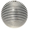 Silberbead Kugel 925 Silber patiniert African traditional