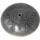 Silberbead Linse 925 Silber patiniert India traditional