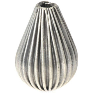 Silberbead Tropfen 925 Silber patiniert India traditional