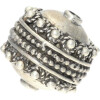 Silberbead Walze 925 Silber patiniert India traditional