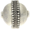 Silberbead Kugel 925 Silber patiniert India traditional