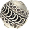 Silberbead Kugel 925 Silber patiniert India traditional
