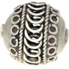 Silberbead Kugel 925 Silber patiniert India traditional
