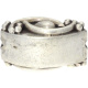 Silberbead Freeform India traditional . 925 Silber patiniert . 19x10mm