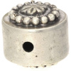 Silberbead Walze India traditional . 925 Silber patiniert...