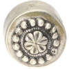 Silberbead Walze India traditional . 925 Silber patiniert...