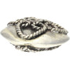 Silberbead Linse India traditional . 925 Silber patiniert...