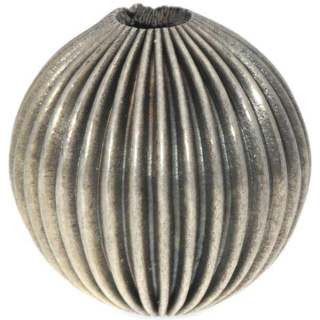 Silberbead Kugel 925 Silber patiniert India traditional