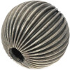 Silberbead Kugel 925 Silber patiniert India traditional