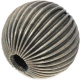 Silberbead Kugel 925 Silber patiniert India traditional