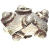 Silberbead Freeform 925 Silber patiniert India traditional