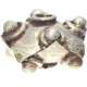 Silberbead Freeform 925 Silber patiniert India traditional