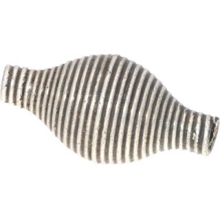 Silberbead Freeform 925 Silber patiniert India traditional