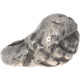 Silberbead Freeform 925 Silber patiniert African traditional