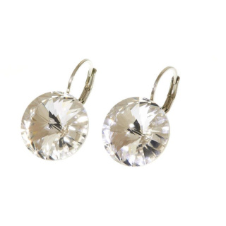 Ohrhänger Hook Silber plated . Crystal Crystal