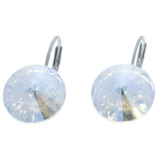 Ohrhänger Hook Silber plated . Crystal Moonlight
