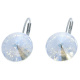 Ohrhänger Hook Silber plated . Crystal Moonlight . 14mm