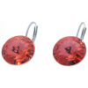 Ohrhänger Hook Silber plated . Crystal Padparadscha
