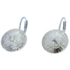 Ohrhänger Hook Silber plated . Crystal Silver Shade