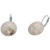 Ohrhänger Hook Silber plated . Crystal Golden Shadow . 14mm