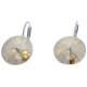 Ohrhänger Hook Silber plated . Crystal Golden Shadow . 14mm
