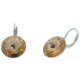 Ohrhänger Hook Silber plated . Crystal Lt. Colorado Topaz . 14mm