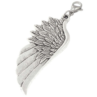 Anhänger Flügel Antiksilber
