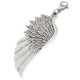 Anhänger Flügel Antiksilber