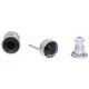 Ohrstecker Mini Silber plated . Crystal Jet