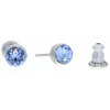 Ohrstecker Mini Silber plated . Crystal Lt. Saphire