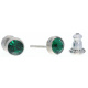 Ohrstecker Mini Silber plated . Crystal Emerald