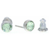 Ohrstecker Mini Silber plated . Crystal Chrysolite