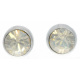 Ohrstecker Mini Silber plated . Crystal Golden Shadow