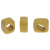 Bead Quader Damask Ochre Keramik
