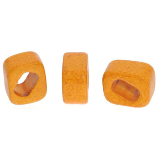 Bead Quader Orange Keramik