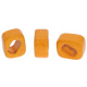 Bead Quader Orange Keramik