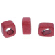Bead Quader Carmine Keramik