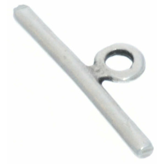 Verschluss Knebelverschluss Ring (nur Knebel) Antiksilber