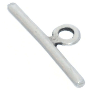 Verschluss Knebelverschluss Ring (nur Knebel) Antiksilber