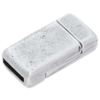Verschluss Magnetverschluss Quader Set Antiksilber