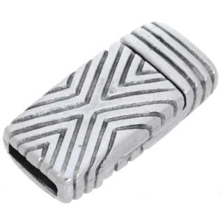 Verschluss Magnetverschluss Quader Set Antiksilber