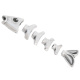 Bead Fisch Komplettset (A-F) Antiksilber